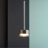 Lampade A Sospensione-Selezionato da Mazzolaluce Lampada a sospensione nera vetro bronzo moderna