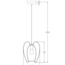 Lampade A Sospensione-Fabas Luce Lampada a sospensione nero design camp