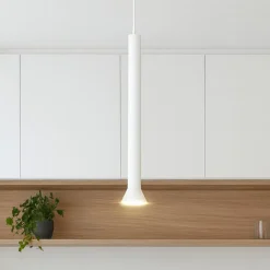 Lampade A Sospensione-Ondaluce Lampada a sospensione so lila gr bianca per isola cucina