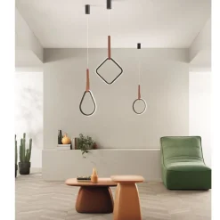 Lampade A Sospensione-Ondaluce Lampada a sospensione so regoli square led design moderna