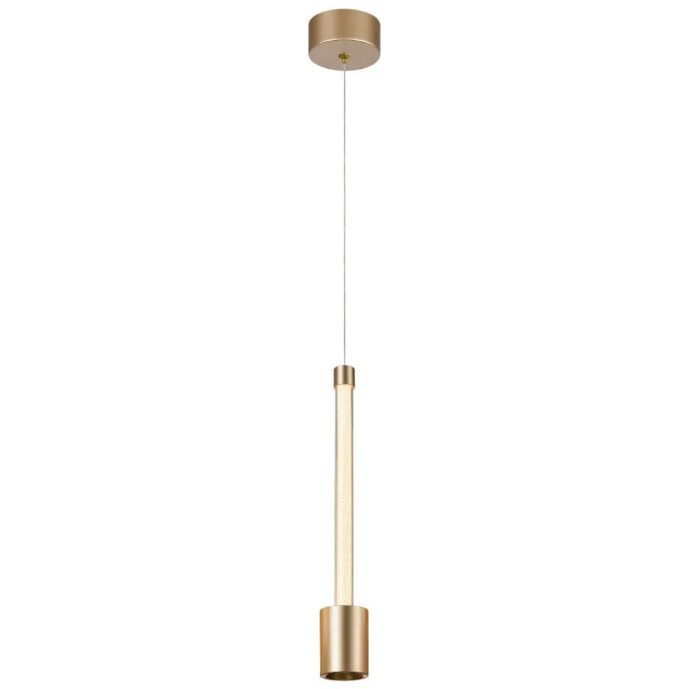 Lampade A Sospensione-Selezionato da Mazzolaluce Lampada a sospensione oro design moderna led 7w 3000k