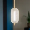 Lampade A Sospensione-Selezionato da Mazzolaluce Lampada a sospensione oro diffusore acrilico stile contemporaneo
