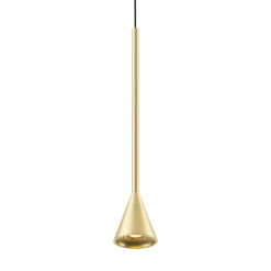 Lampade A Sospensione-Selezionato da Mazzolaluce Lampada a sospensione oro led design mini cono moderna