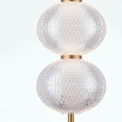 Lampade A Sospensione-Selezionato da Mazzolaluce Lampada a sospensione oro stile contemporaneo sfere trasparenti