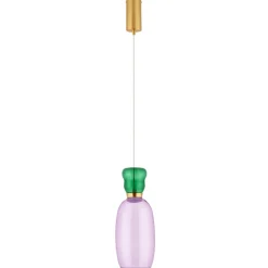 Lampade A Sospensione-Selezionato da Mazzolaluce Lampada a sospensione oro vetro verde porpora moderno