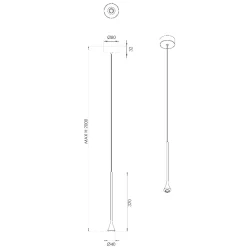 Lampade A Sospensione-Fabas Luce Lampada a sospensione ottone oro moderna led 5w 3000k