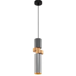 Lampade A Sospensione-Maytoni Lampada a sospensione palette per comodino camera da letto oro argento