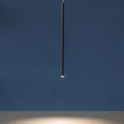 Lampade A Sospensione-Selezionato da Mazzolaluce Lampada a sospensione pendente led 5w 3000k cilindro nero