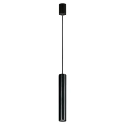 Lampade A Sospensione-Selezionato da Mazzolaluce Lampada a sospensione per bancone isola moderna cilindro nero