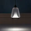 Lampade A Sospensione-Selezionato da Mazzolaluce Lampada a sospensione per comodino vetro fume led 3000k