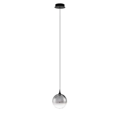 Lampade A Sospensione-Selezionato da Mazzolaluce Lampada a sospensione per comodino con sfera in vetro led 3000k