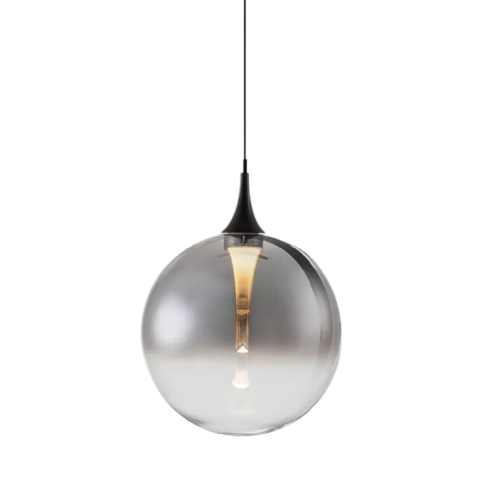 Lampade A Sospensione-Selezionato da Mazzolaluce Lampada a sospensione per comodino con sfera in vetro led 3000k