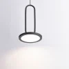 Lampade A Sospensione-Selezionato da Mazzolaluce Lampada a sospensione per comodino nera led 3000k
