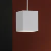 Lampade A Sospensione-Top Light Lampada a sospensione per cucina cubo bianco plate