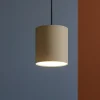 Lampade A Sospensione-Top Light Lampada a sospensione per cucina moderna cilindro corto sabbia