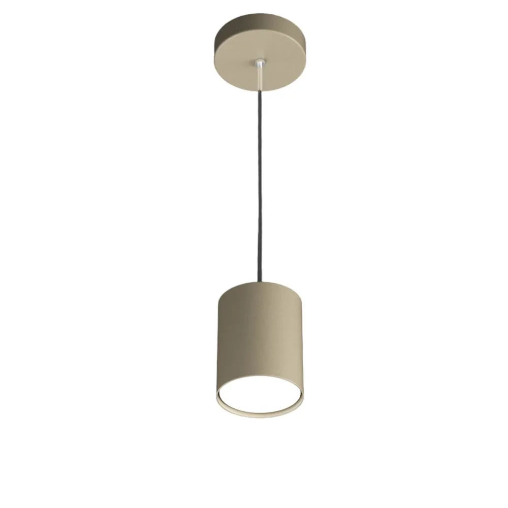 Lampade A Sospensione-Top Light Lampada a sospensione per cucina moderna cilindro corto sabbia