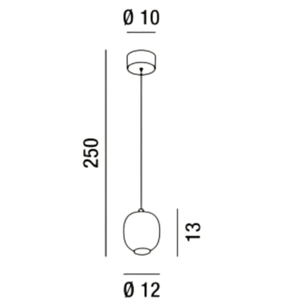 Lampade A Sospensione-Perenz Illuminazione Lampada a sospensione perenz bullet verde petrolio design moderna led 9w 3000k