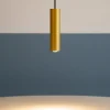 Lampade A Sospensione-Selezionato da Mazzolaluce Lampada a sospensione per isola cilindro oro