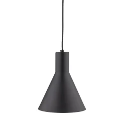 Lampade A Sospensione-Selezionato da Mazzolaluce Lampada a sospensione per isola cucina nero a cono 18 cm
