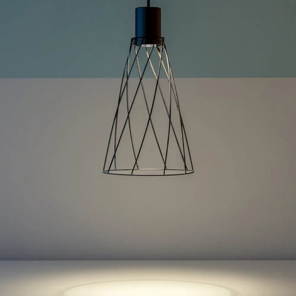 Lampade A Sospensione-Selezionato da Mazzolaluce Lampada a sospensione per isola penisola cucina nero 19 cm