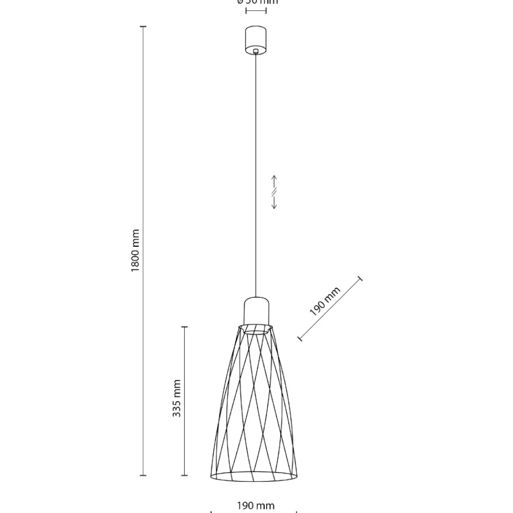Lampade A Sospensione-Selezionato da Mazzolaluce Lampada a sospensione per isola penisola cucina nero 19 cm