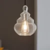 Lampade A Sospensione-Miloox Lampada a sospensione per isola adone design vetro trasparente
