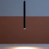 Lampade A Sospensione-Affralux Lampada a sospensione per isola tubo nera led 3w 3000k