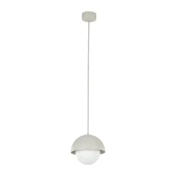 Lampade A Sospensione-Selezionato da Mazzolaluce Lampada a sospensione per isola penisola cucina beige sfera 17 cm