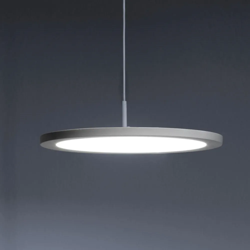 Lampade A Sospensione-Ideal Lux Lampada a sospensione per isola cucina bianca led 15w cct vivida mystery