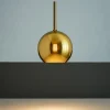 Lampade A Sospensione-Top Light Lampada a sospensione per isola sfera oro future