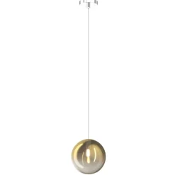 Lampade A Sospensione-Top Light Lampada a sospensione per isola toplight eclipse oro cromo