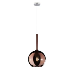 Lampade A Sospensione-Top Light Lampada a sospensione per isola moderna vetro rame