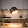 Lampade A Sospensione-Ideal Lux Lampada a sospensione per isola cucina bloom sp1 d17 nera
