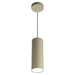 Lampade A Sospensione-Top Light Lampada a sospensione per isola cucina cilindro colore sabbia