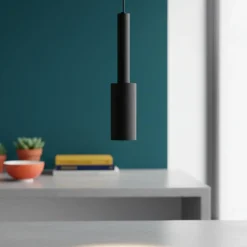 Lampade A Sospensione-Selezionato da Mazzolaluce Lampada a sospensione per isola cucina nero led 3000k