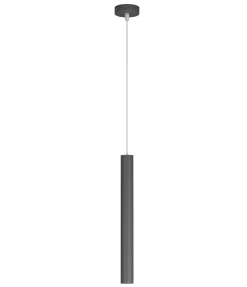 Lampade A Sospensione-Top Light Lampada a sospensione per isola cilindro antracite toplight