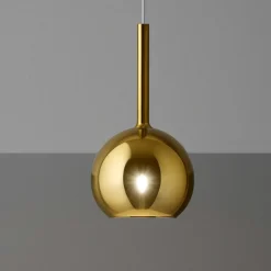Lampade A Sospensione-Top Light Lampada a sospensione per isola cucina boccia oro