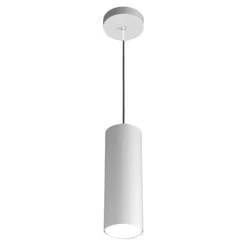 Lampade A Sospensione-Top Light Lampada a sospensione per isola cucina cilindro metallo bianco