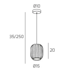 Lampade A Sospensione-Top Light Lampada a sospensione per isola trasparente toplight tender