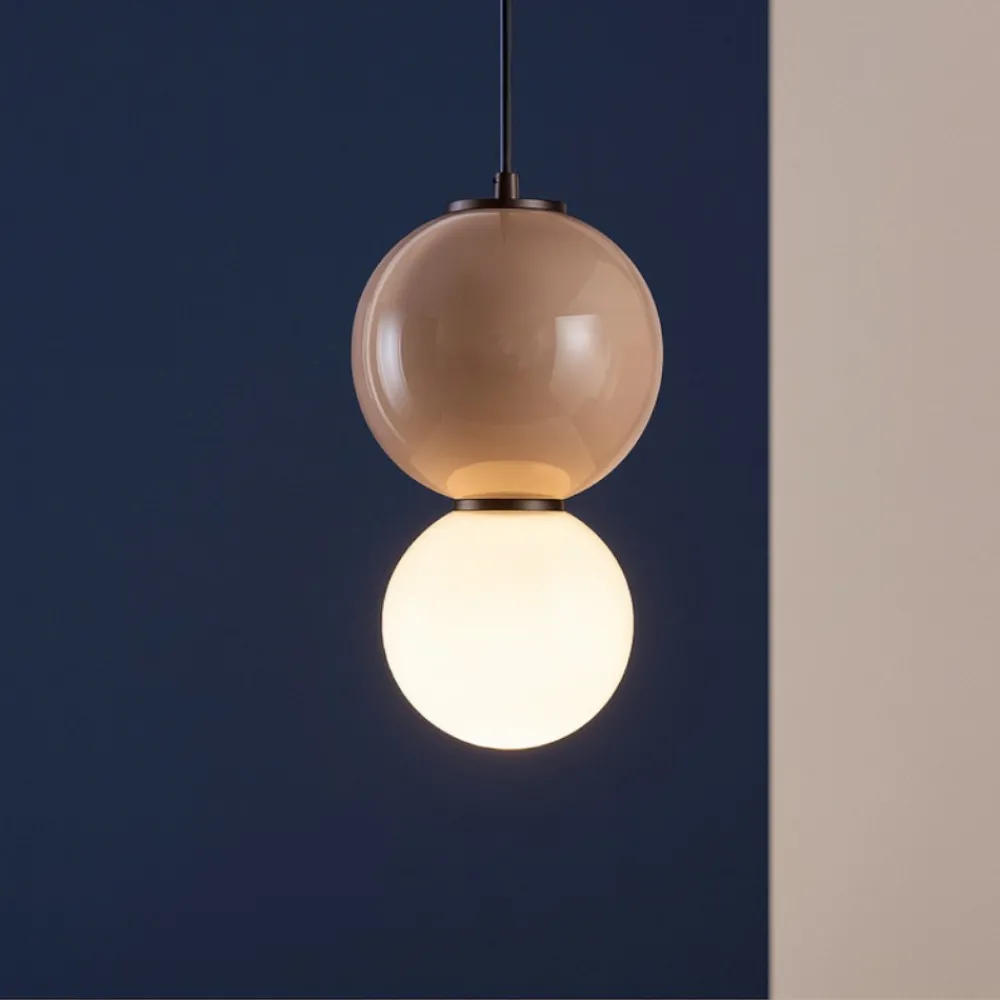 Lampade A Sospensione-Selezionato da Mazzolaluce Lampada a sospensione per isola cucina moderna diametro 18cm led 3000k