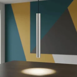 Lampade A Sospensione-Ideal Lux Lampada a sospensione per isola cucina look sp1 d04 cromo