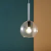 Lampade A Sospensione-Top Light Lampada a sospensione per penisola cucina vetro trasparente