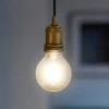 Lampade A Sospensione-Selezionato da Mazzolaluce Lampada a sospensione per soggiorno vintage in ottone