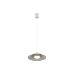 Lampade A Sospensione-Selezionato da Mazzolaluce Lampada a sospensione piatto 23 cm champagne per tavolo da cucina