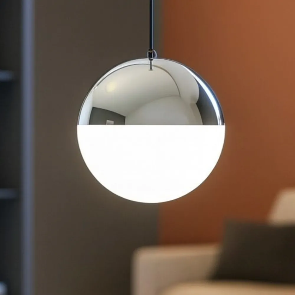 Lampade A Sospensione-Linea Light Lampada a sospensione rossini cromo led 6w 3000k ca112dchwdi