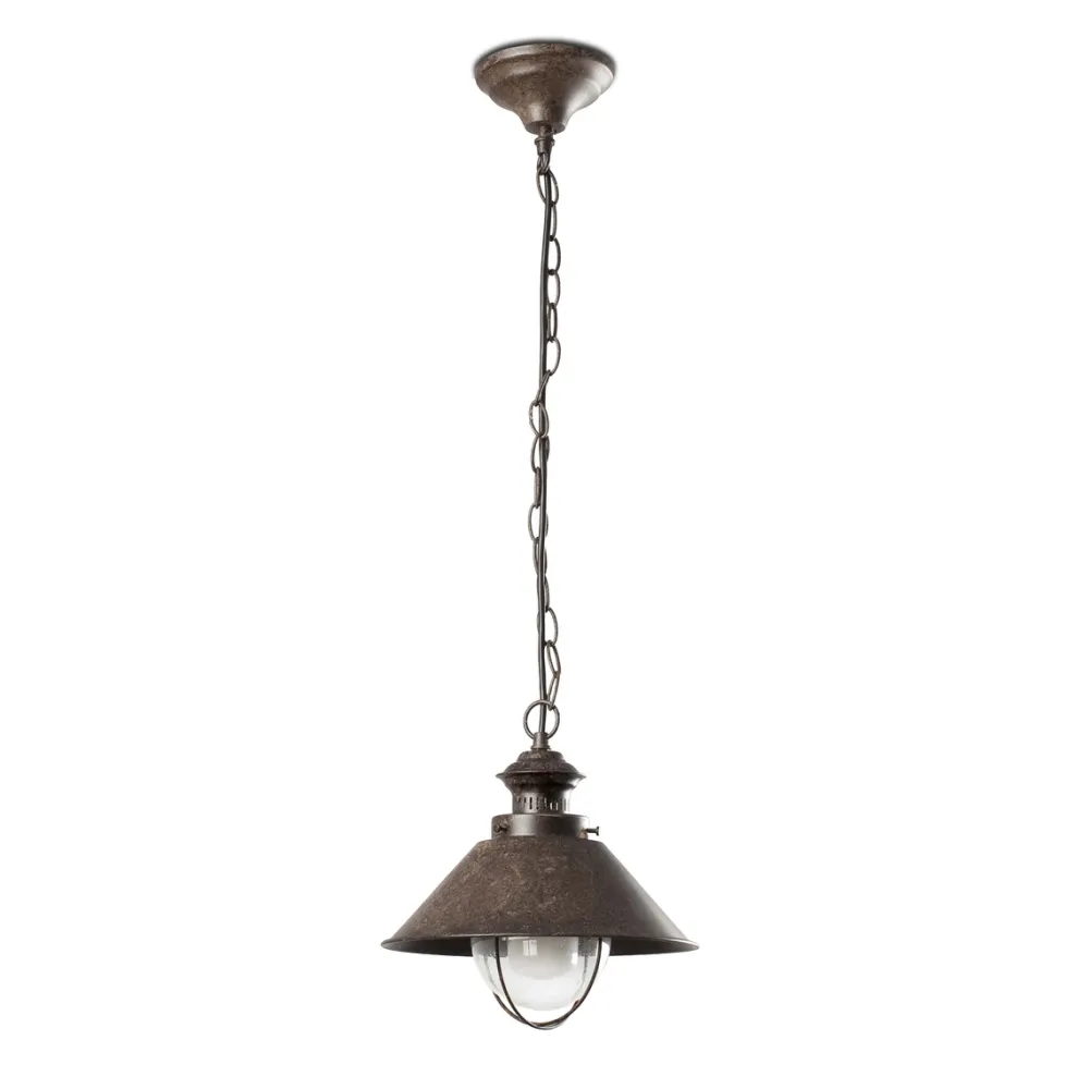 Lampade A Sospensione-Selezionato da Mazzolaluce Lampada a sospensione rustica lanterna