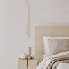 Lampade A Sospensione-Selezionato da Mazzolaluce Lampada a sospensione sabbia cilindro 50 cm rigato in metallo moderno