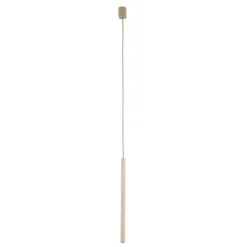 Lampade A Sospensione-Selezionato da Mazzolaluce Lampada a sospensione sabbia cilindro 50 cm rigato in metallo moderno