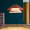 Lampade A Sospensione-Selezionato da Mazzolaluce Lampada a sospensione saliscendi led 3000k cono bianco arancione