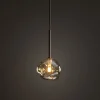 Lampade A Sospensione-Selezionato da Mazzolaluce lampada a sospensione sfera di vetro cognac design moderno